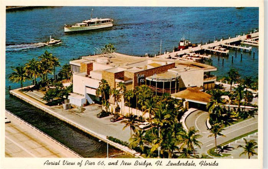 73949472 Fort Lauderdale Florida USA Pier 66 and new bridge aerial view