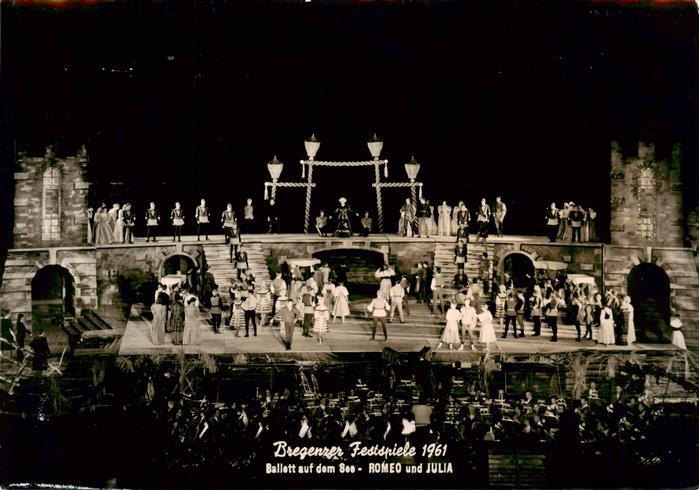 73949790 Bregenz Vorarlberg Bodensee Bregenzer Festspiele 1961 Ballet auf dem Se