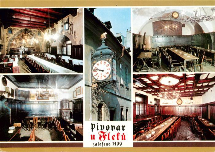 73950171 Praha Prahy Prague Pivovar U Fleku Brauerei Restaurant