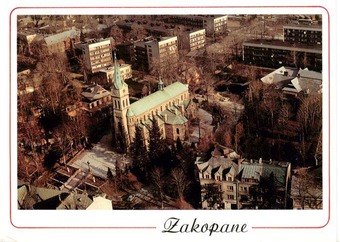 73951005 Zakopane Tatra PL Église paroissiale du Sw. Vue aérienne de la famille Rodzina St.