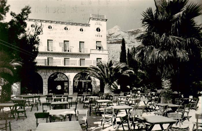 73953052 Makarska Croatia Hotel Park Restaurant Terrace