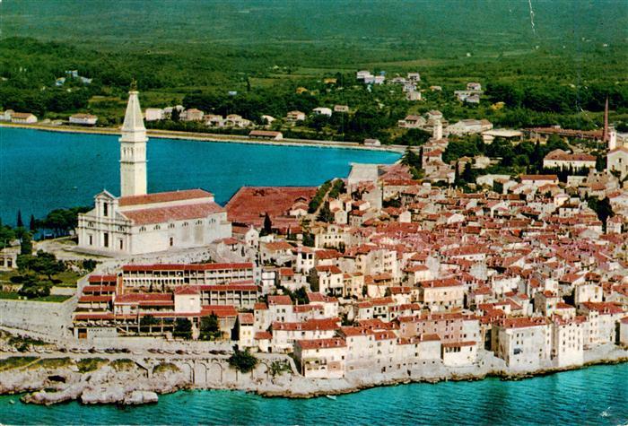 73952217 Rovinj Rovigno Istria Croatia aerial photography