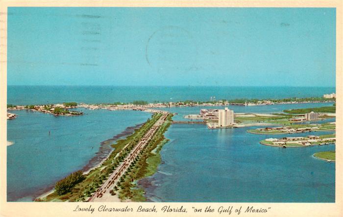 73952238 Clearwater Beach Florida USA on the Gulf of Mexico Aerial view