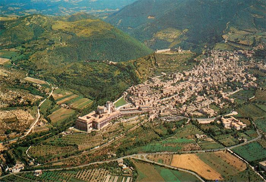 73953852 Assisi Umbria Fliegeraufnahme