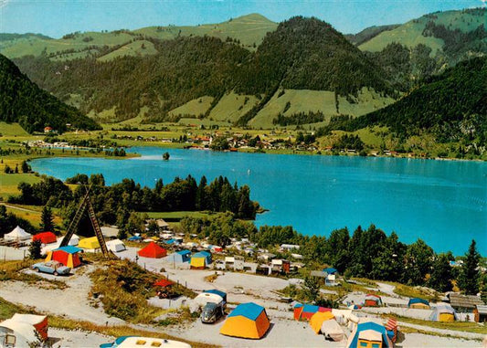 73953854 Walchsee Tirol AT Terrassencamping Suedsee Fliegeraufnahme