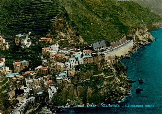 73953882 Manarola Ligurie IT Le Cinque Terre photo aérienne