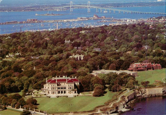 73954785 Newport Mon UK Ochre Point The Breakers aerial photograph