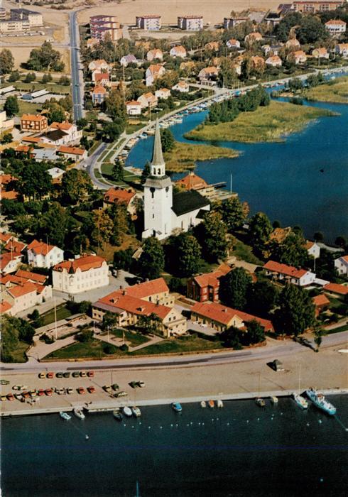 73954867 Mariefred Sweden aerial photograph with church