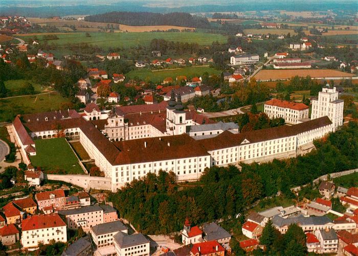 73955086 Kremsmuenster Oberoesterreich AT Benediktinerstift Fliegeraufnahme