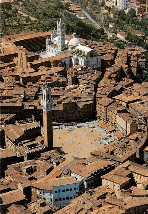 73955880 SIENA Toscana IT Piazza del Campo La Torre del Mangia e La Cattedrale F