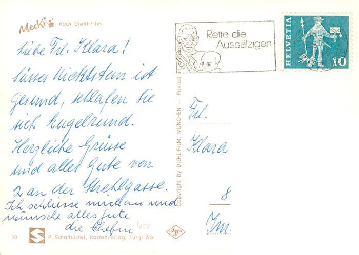 73959011 Mecki Nr. 20 Diehl-Film Suesses Nichtstun Maus