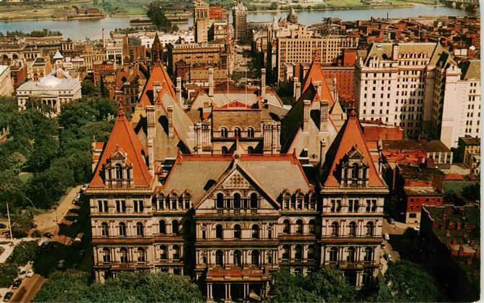 73956723 Albany New York USA View of the Capitol from top of the State Office Bu