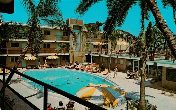 73956746 Treasure Island Florida USA Bilmar Beach Red Carpet Inn swimming pool