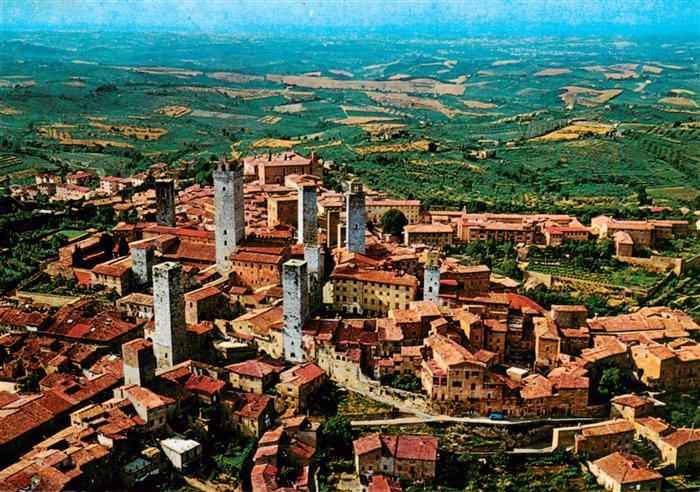 73959314 San Gimignano Toscana IT Fliegeraufnahme