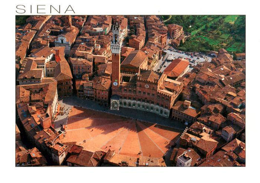 73962028 SIENA Toscana IT Piazza del campo Veduta aerea