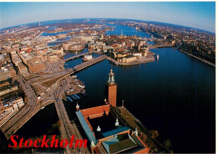 73962910 Stockholm  Sweden The capitol of Sweden Fliegeraufnahme