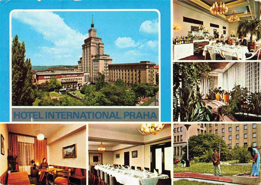 73986779 PRAHA Prag Prahy Prague Hotel International Restaurant Minigolf